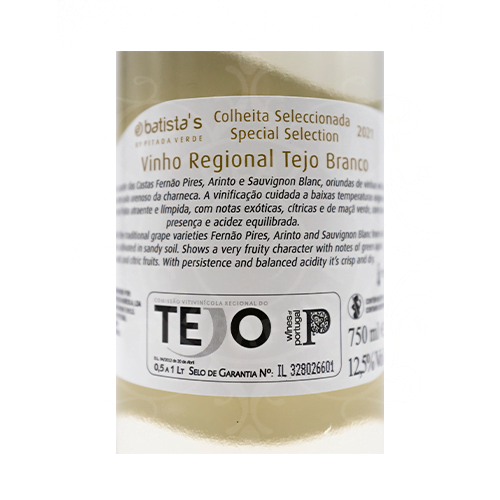 Batista's Colheita Selecionada Branco - Image 2