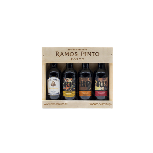 Ramos Pinto Conjunto 4un - Caixa de Madeira