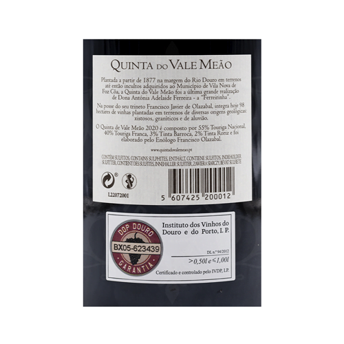 Quinta do Vale Meão Tinto 2020 - Image 2