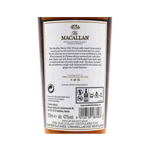 The Macallan Sherry Oak 18 anos - Image 2