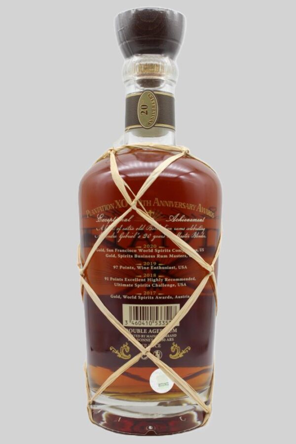 PLANTATION VAP XO 20TH ANNIV BARBADOS 175cl - Image 2