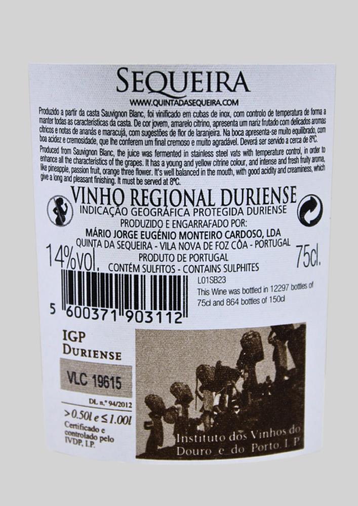 Quinta da Sequeira Sauvignon Blanc - Image 3