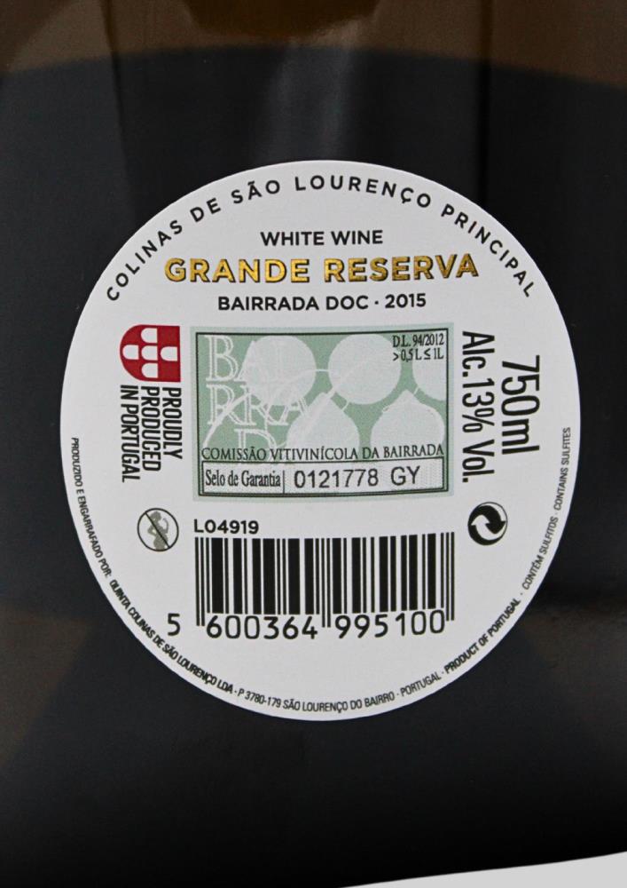 Principal Grande Reserva Branco 2015 - Image 2