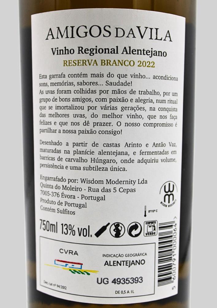 Amigos da Vila Reserva Branco - Image 3