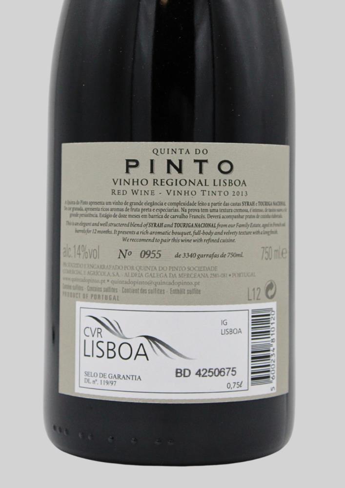 Quinta do Pinto Grande Escolha Tinto - Image 3