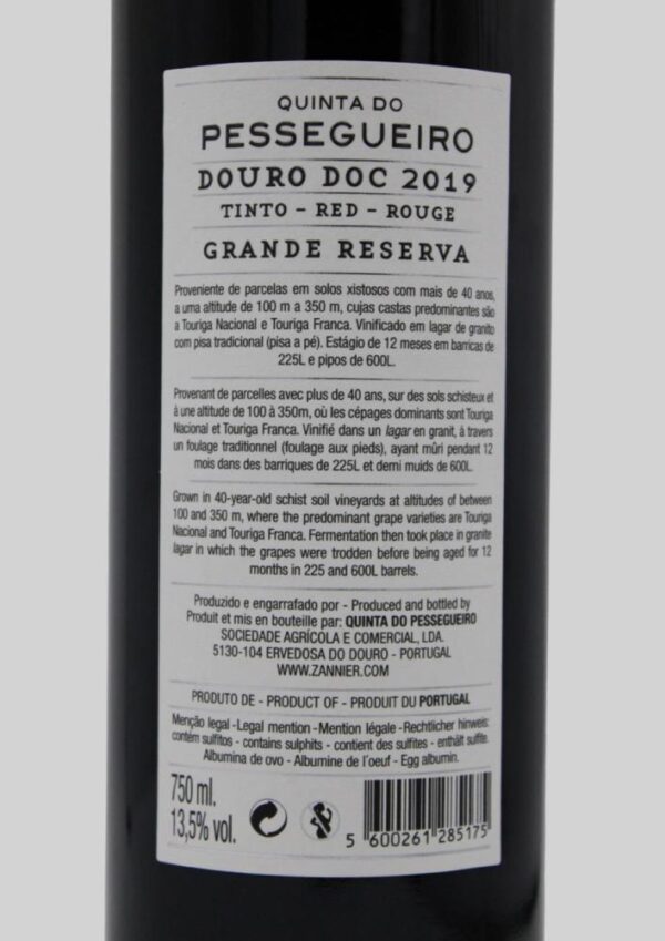 Quinta do Pessegueiro Grande Reserva 2019 - Image 3