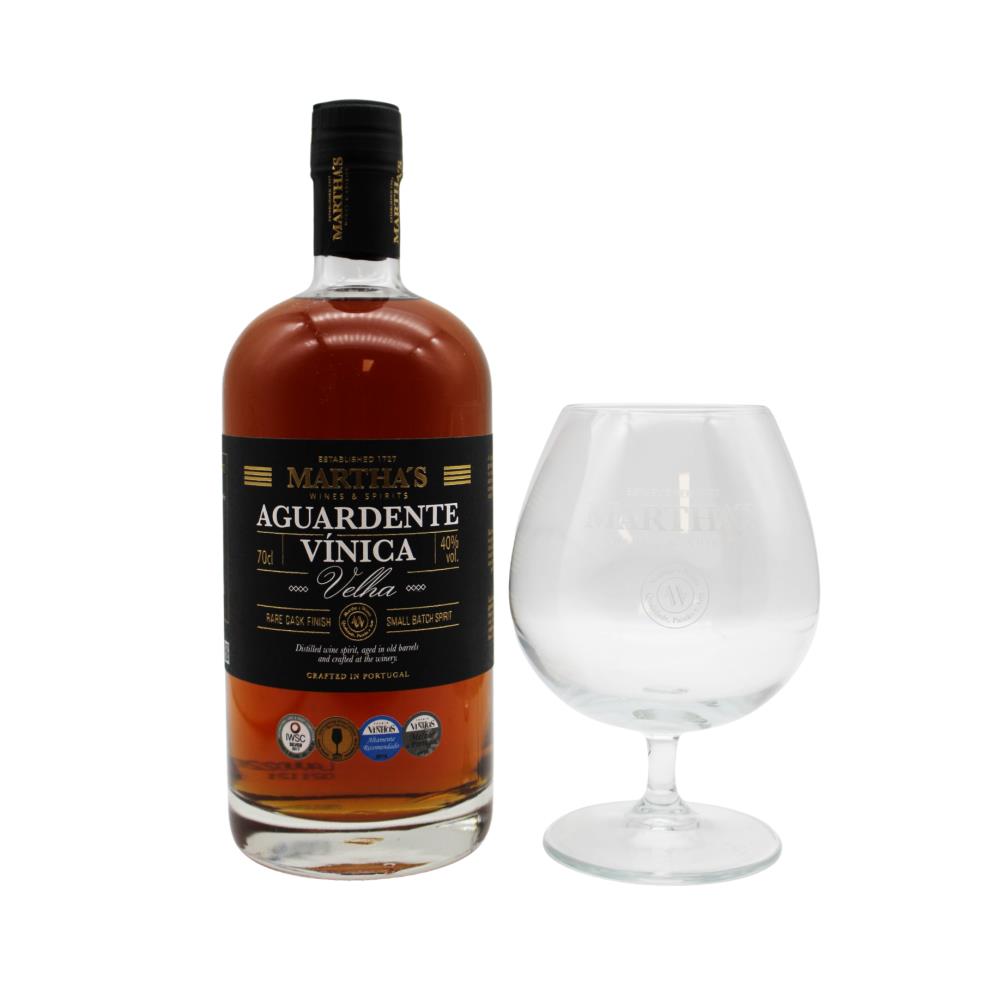 Aguardente Martha's Vínica Velha Com Copo - Image 2