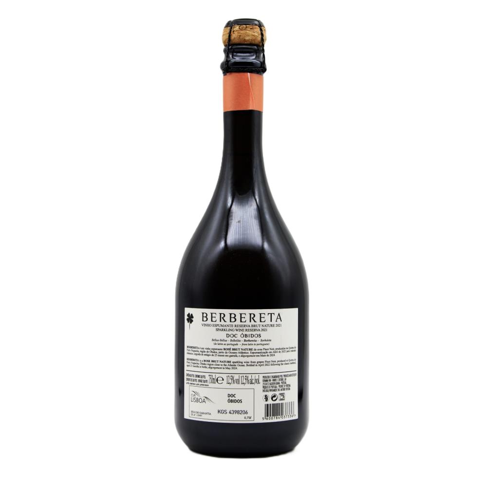 Espumante Berbereta Pinot Noir Rosé Brut Nature Reserva - Image 2