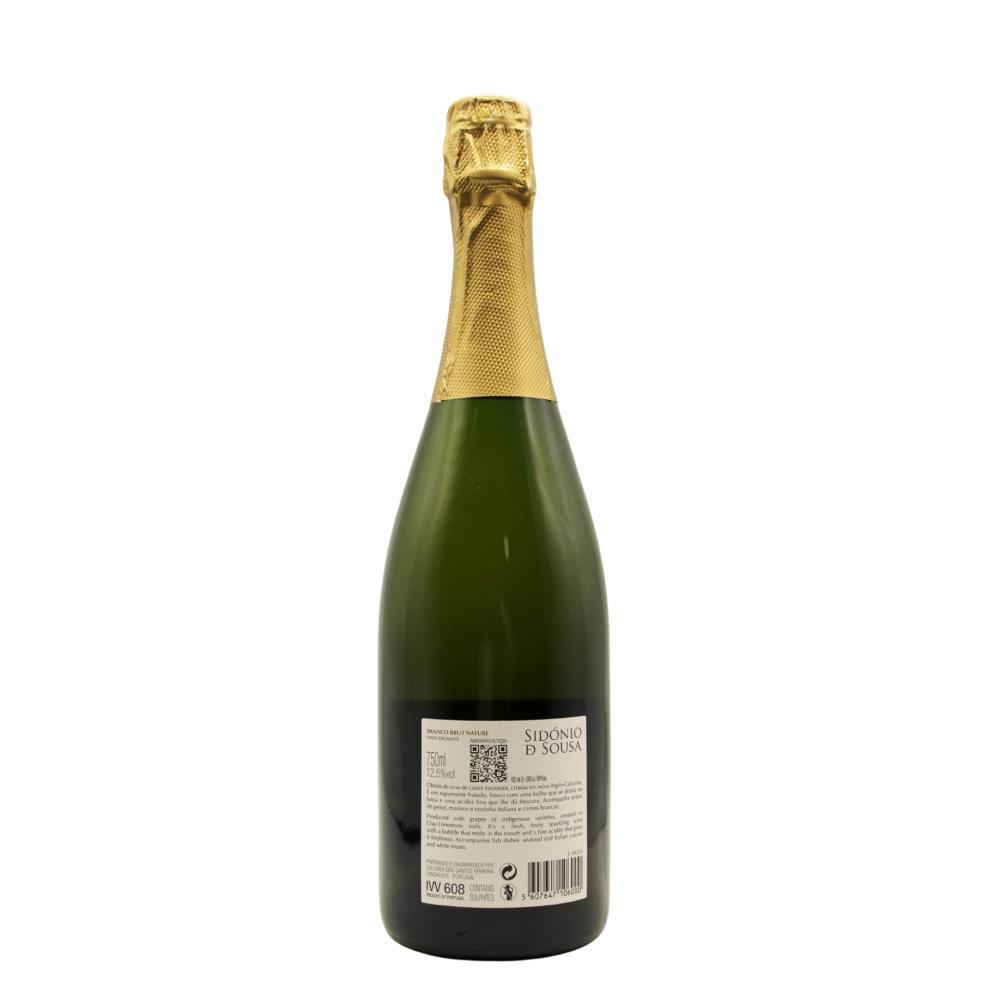 Espumante Sidónio de Sousa Brut Nature Branco - Image 2