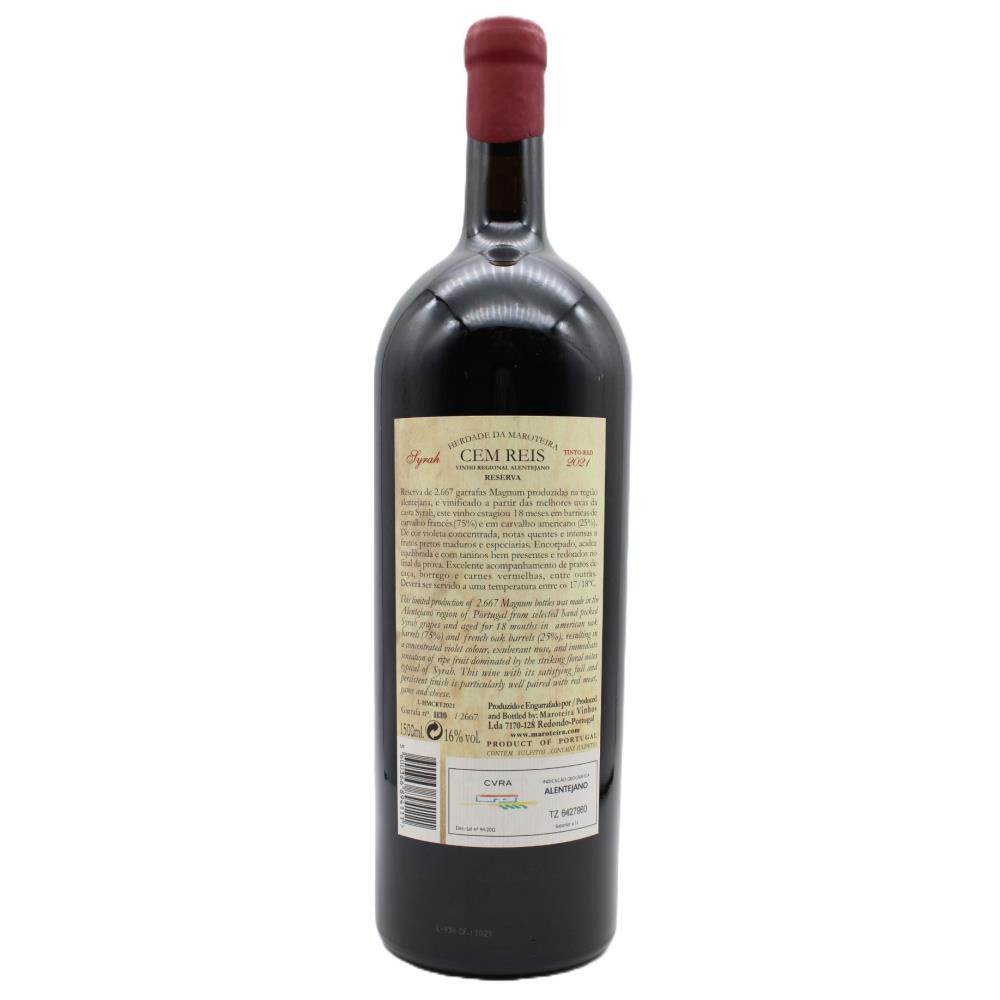 Cem Reis Syrah Tinto 2021 1,5L - Image 2