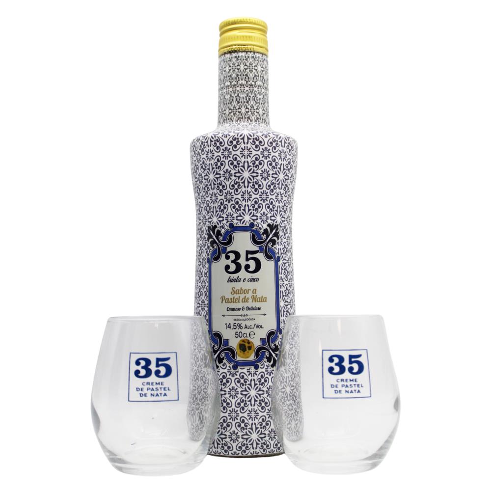 Pack Licor Pastel Nata com oferta copo