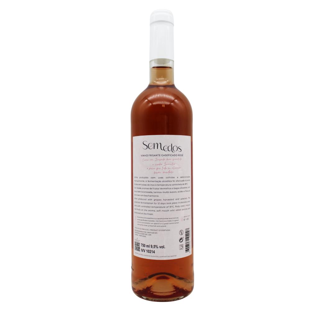 Semedos Vinho Frisante Gaseificado Rosé - Image 2