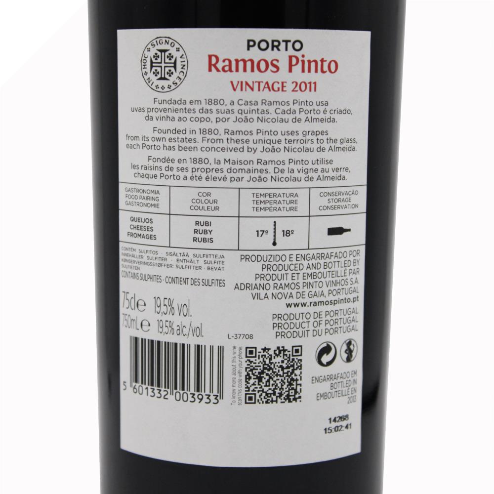 Porto Ramos Pinto Vintage 2011 - Image 2