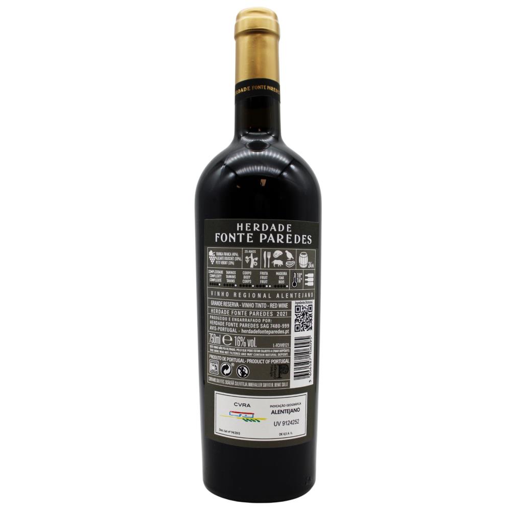 Herdade Fonte Paredes Vinhas Velhas Tinto - Image 2