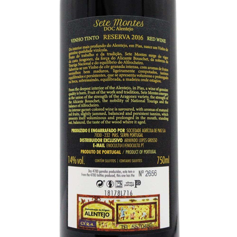 SETE MONTES RESERVA TINTO - Image 2